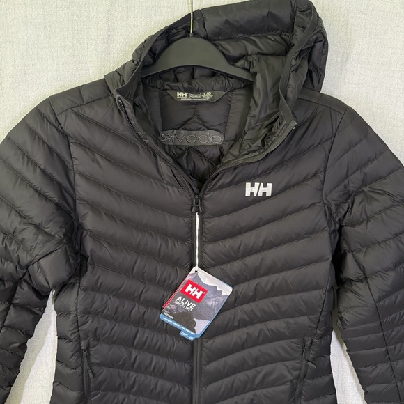 Helly Hansen Verglas Down Jacket Women's L Hooded Hybrid 700-Fill - Picture 3 of 16